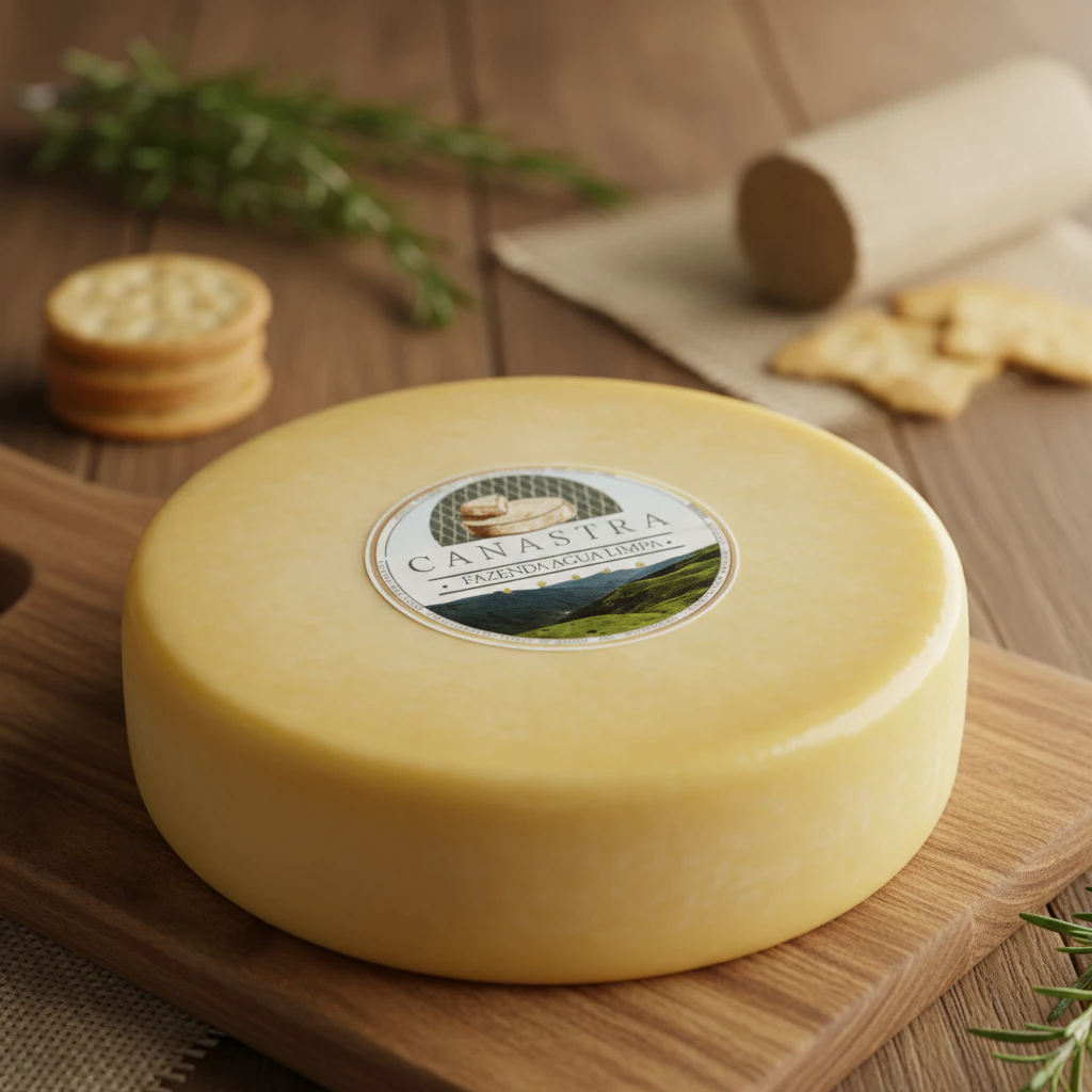 Queijo Minas Meia-Cura 1kg Serra da Canastra - Produto artesanal autêntico