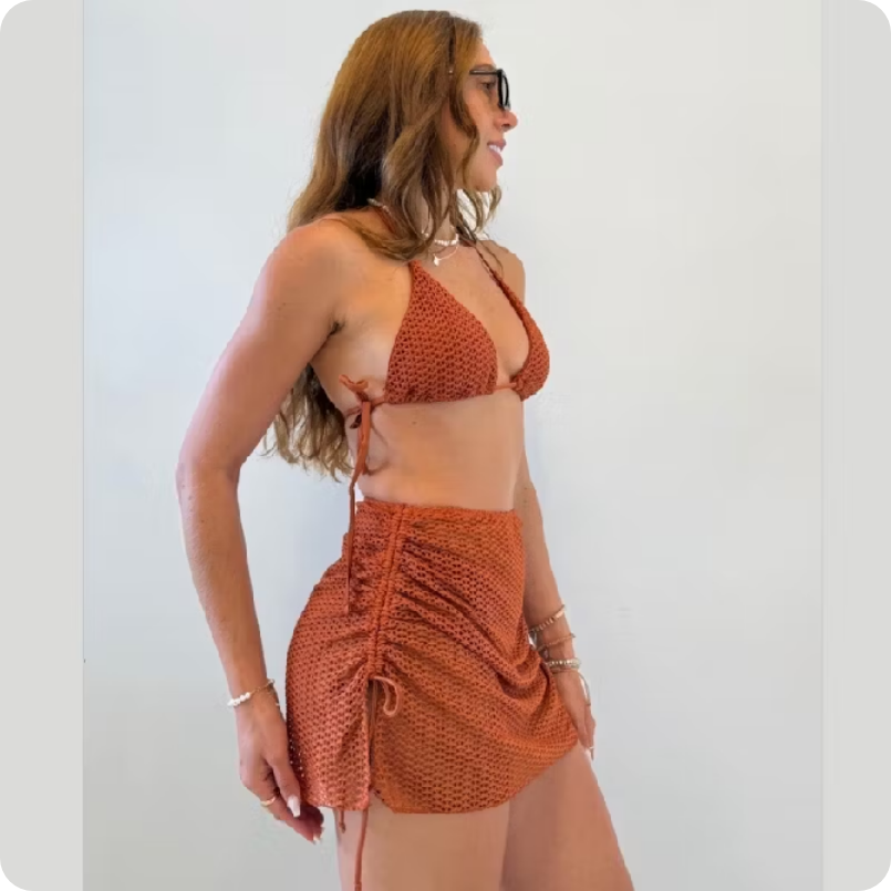 Kit 04 Peças Biquini De Renda Calcinha Asa Delta E Fio Duplo