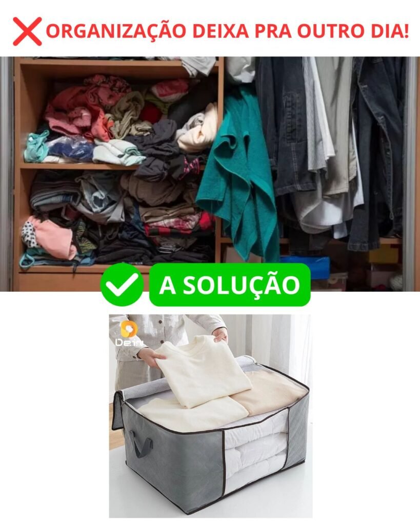 ❌ Vou organizar outro dia!