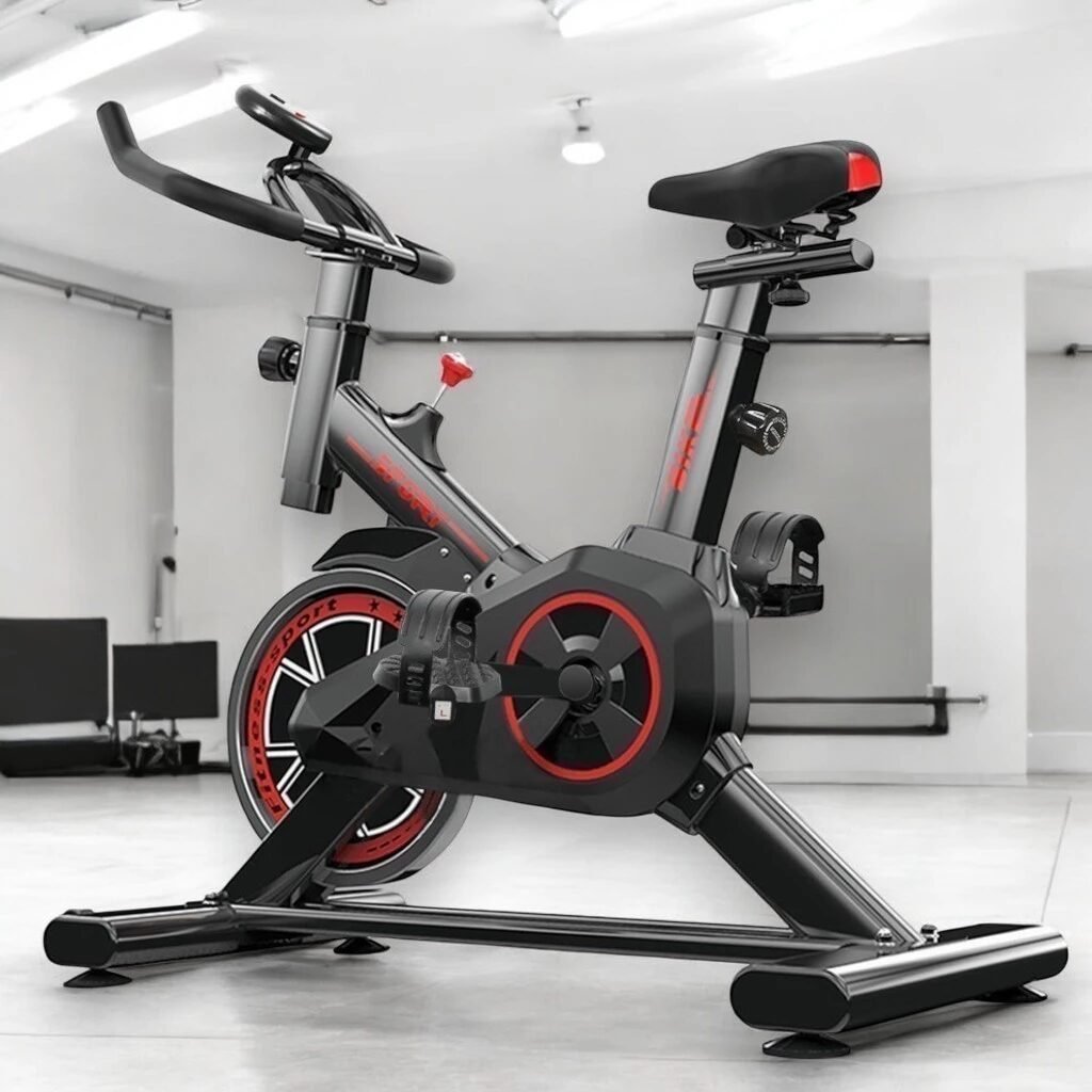 Bicicleta Spinning Ergométrica Para Exercícios Com Monitor Profissional Sport Suporta até 120kg