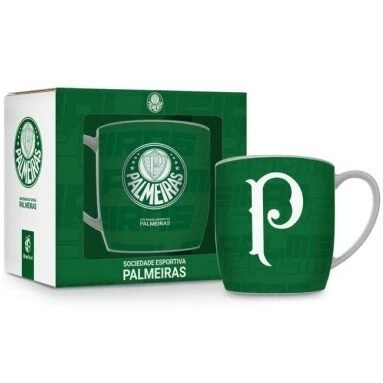 CANECA PALMEIRAS TIMES DE FUTEBOL OFICIAL PORCELANA 360ML