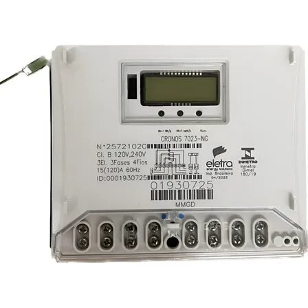 Medidor Energia Eletra Cronos 7023 Trifásico Bidirecional 127/220v
